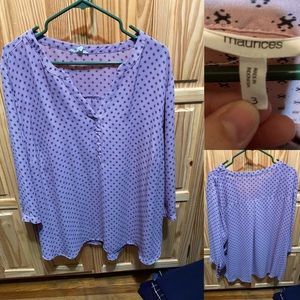 Maurices 3X blouse